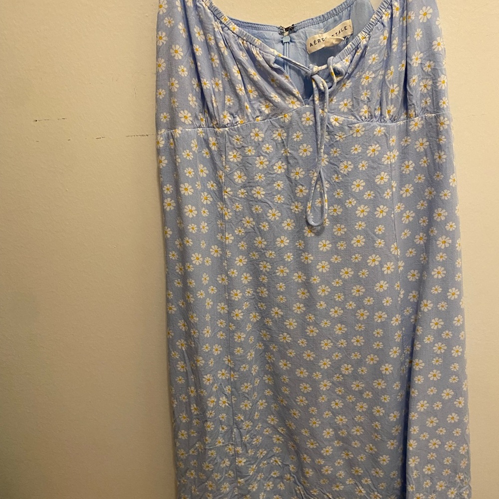 Aeropostale Blue Floral Mini Aeropostale Dress